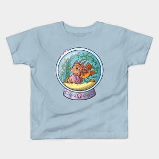 Zebraturkey Fish Mermaid Kids T-Shirt